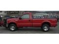 2006 Red Clearcoat Ford F250 Super Duty XL Regular Cab 4x4  photo #35