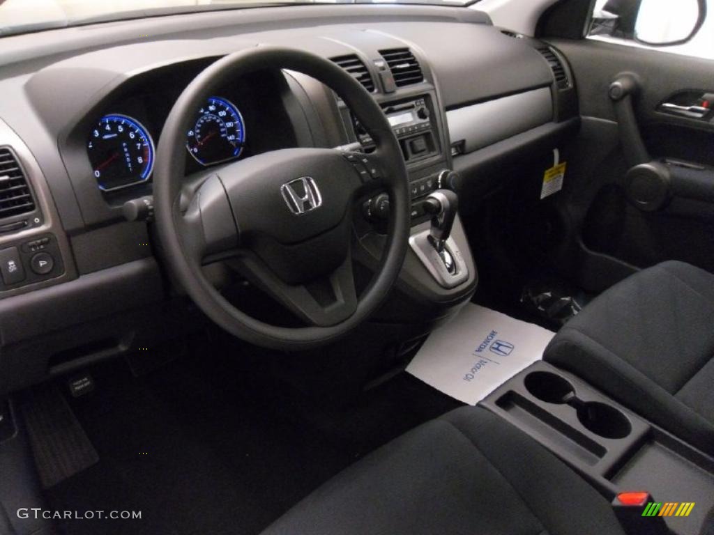 Black Interior 2011 Honda CR-V LX Photo #45925537