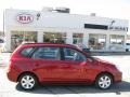 2008 Volcanic Red Kia Rondo LX V6  photo #2