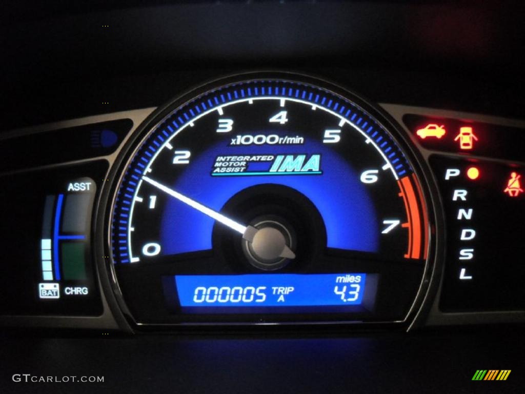2011 Honda Civic Hybrid Sedan Gauges Photo #45925996