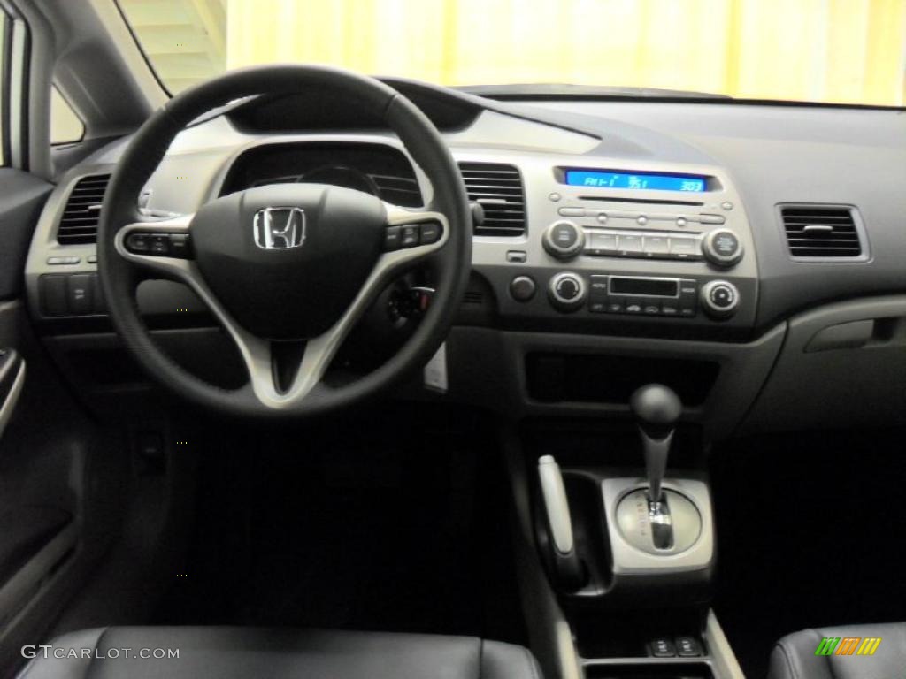2011 Honda Civic Hybrid Sedan Blue Dashboard Photo #45926020