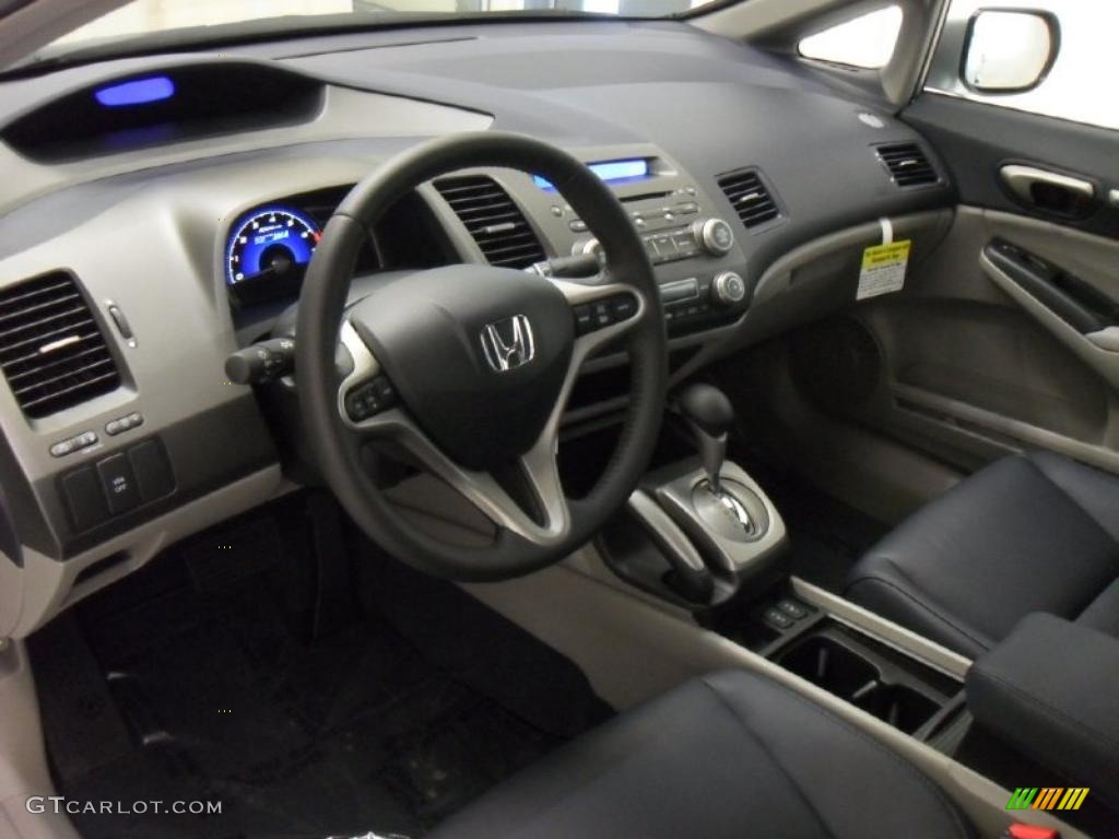 Blue Interior 2011 Honda Civic Hybrid Sedan Photo #45926179