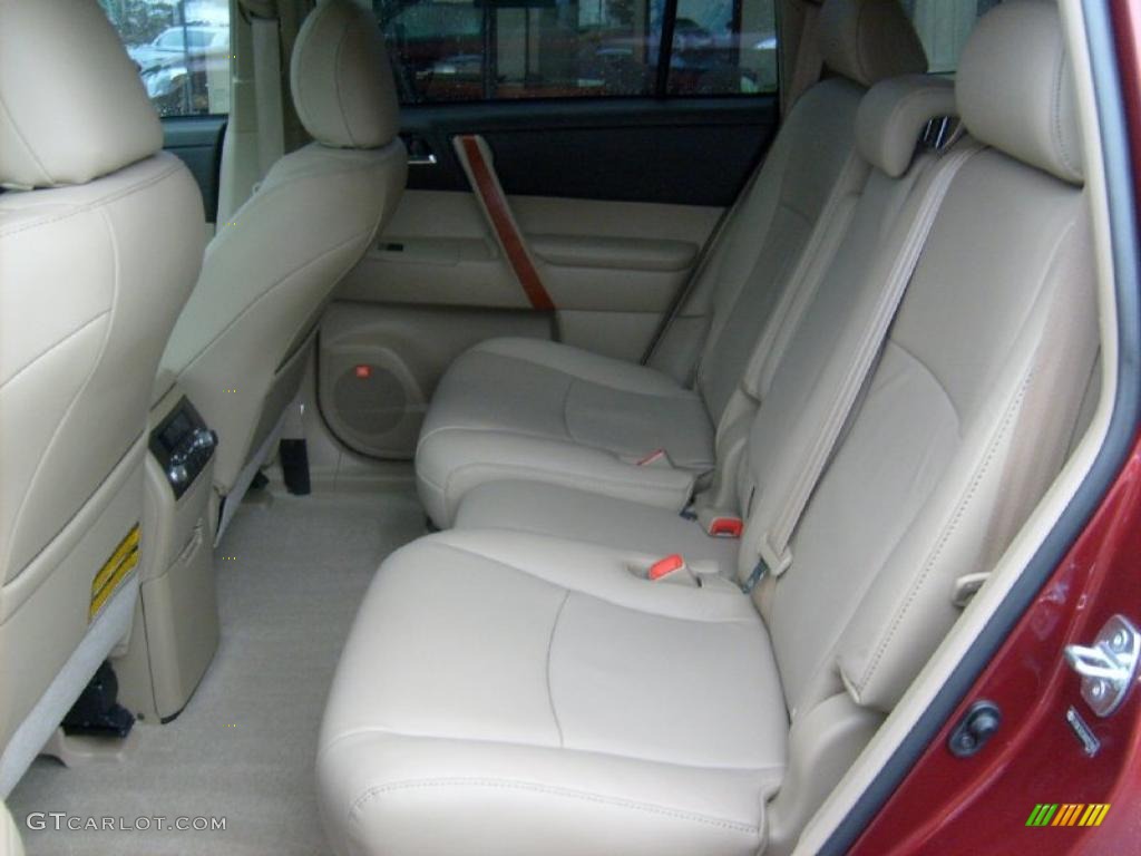 Sand Beige Interior 2010 Toyota Highlander Limited 4WD Photo #45926422