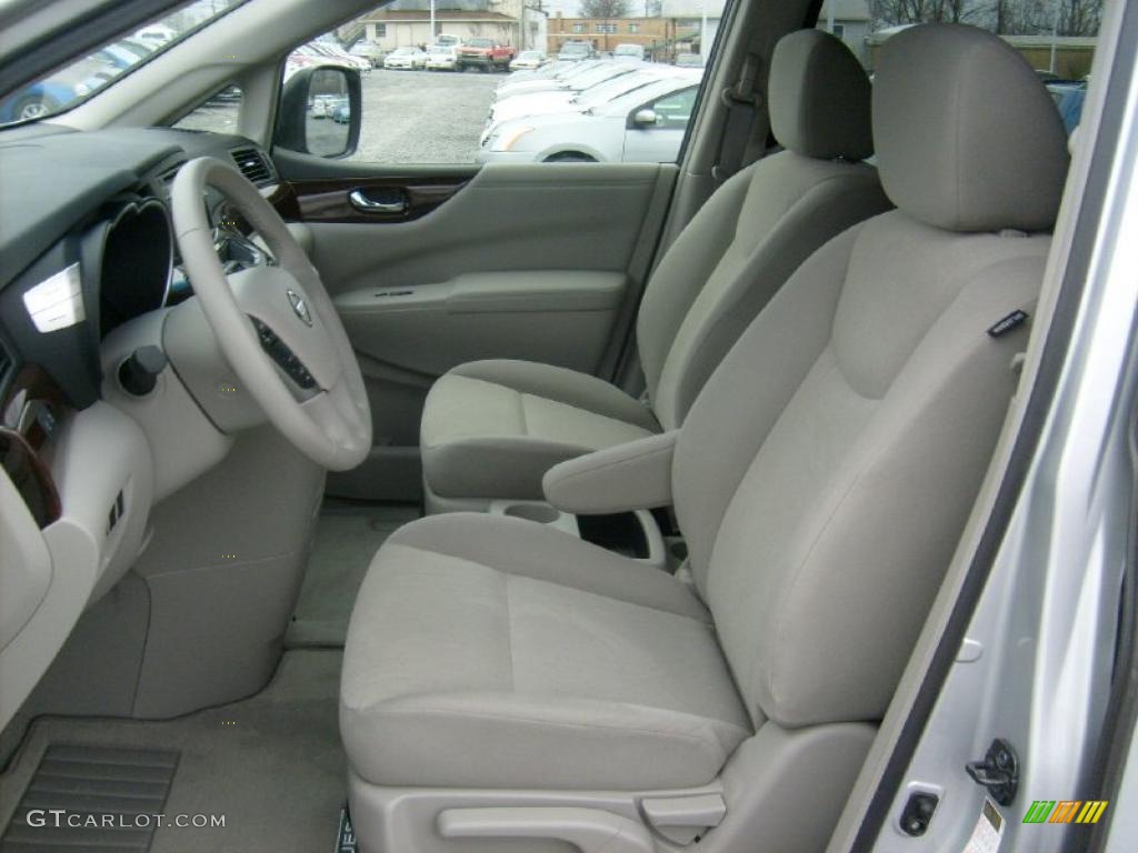 Gray Interior 2011 Nissan Quest 3.5 SV Photo #45926908