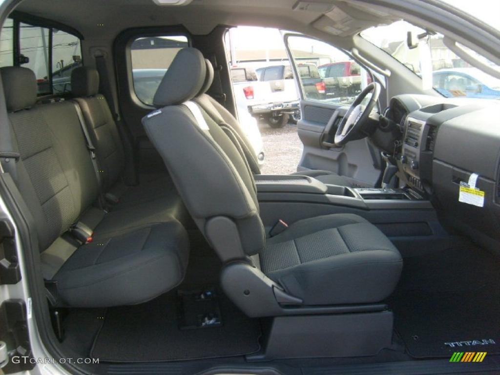 Charcoal Interior 2011 Nissan Titan SV King Cab 4x4 Photo #45926932
