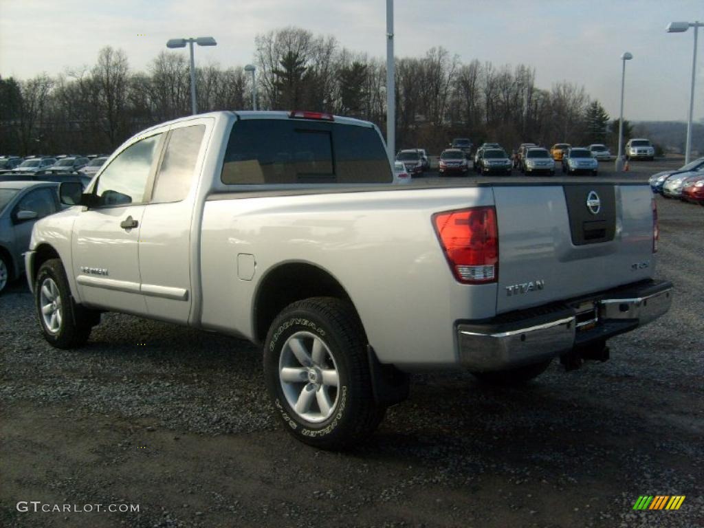 Radiant Silver 2011 Nissan Titan SV King Cab 4x4 Exterior Photo #45926953