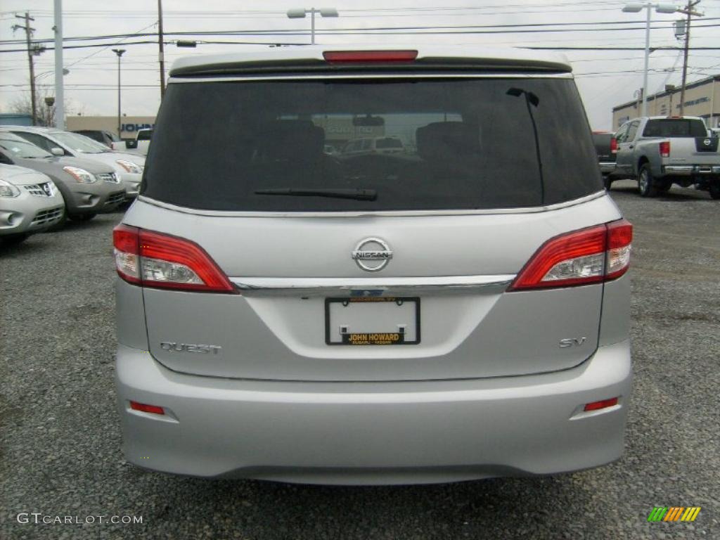 Brilliant Silver 2011 Nissan Quest 3.5 SV Exterior Photo #45926956