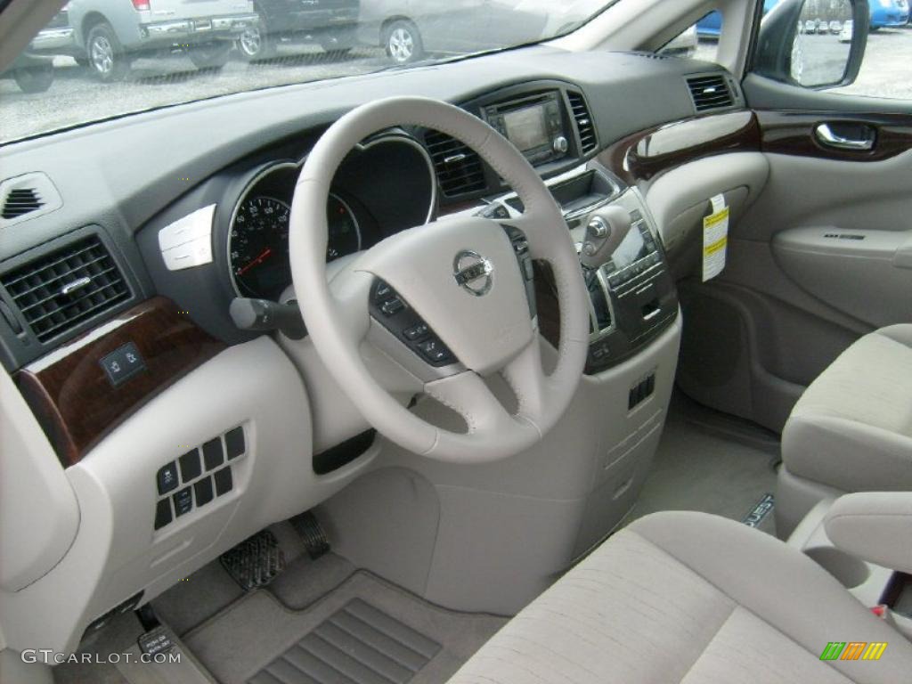 Gray Interior 2011 Nissan Quest 3.5 SV Photo #45927010