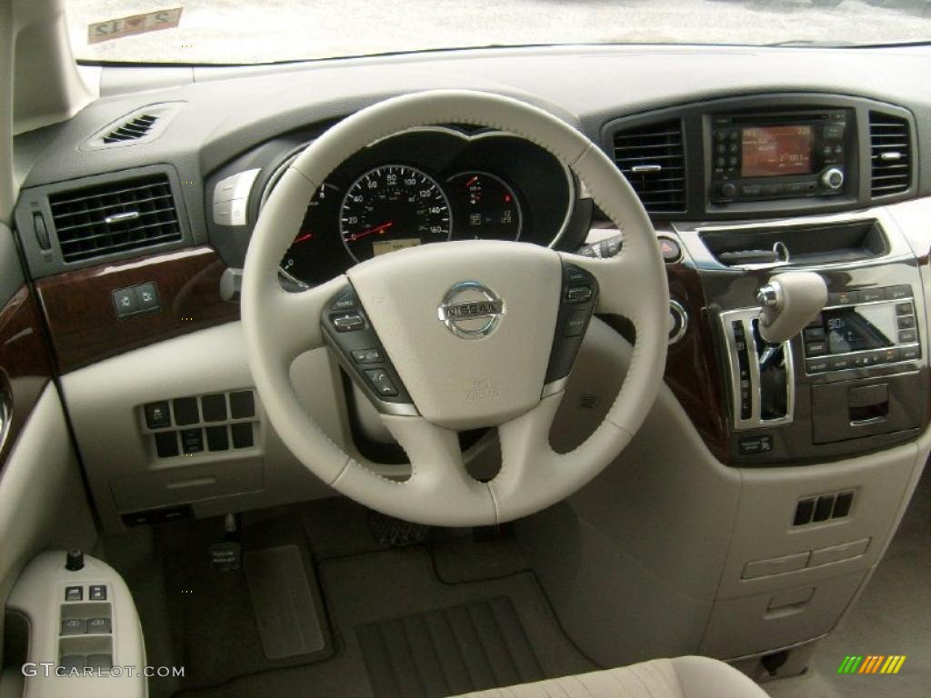 2011 Nissan Quest 3.5 SV Gray Dashboard Photo #45927040