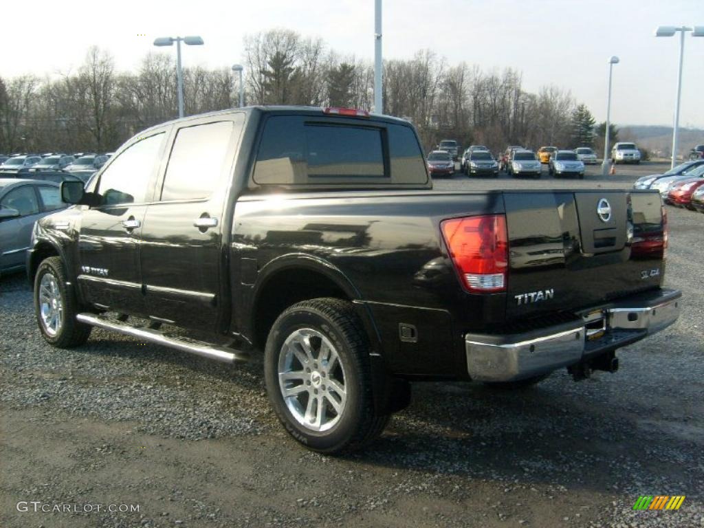 Galaxy Black 2011 Nissan Titan SL Crew Cab 4x4 Exterior Photo #45927160