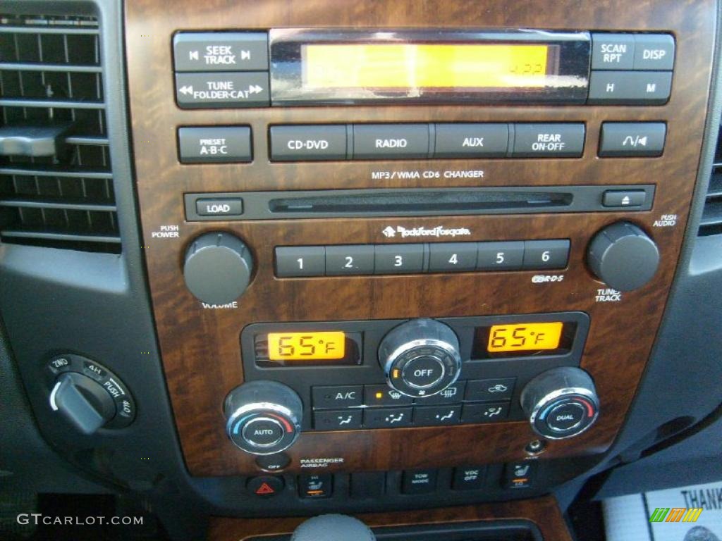 2011 Nissan Titan SL Crew Cab 4x4 Controls Photo #45927262