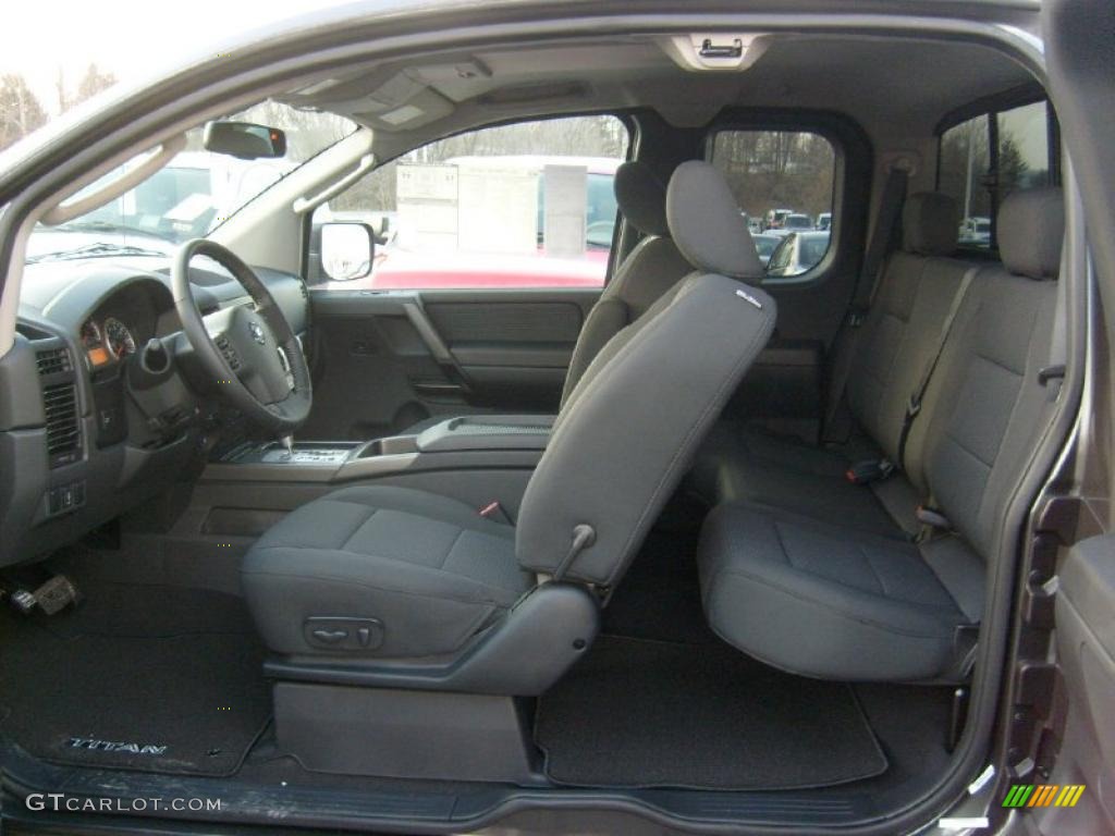 Charcoal Interior 2011 Nissan Titan SV King Cab 4x4 Photo #45927712