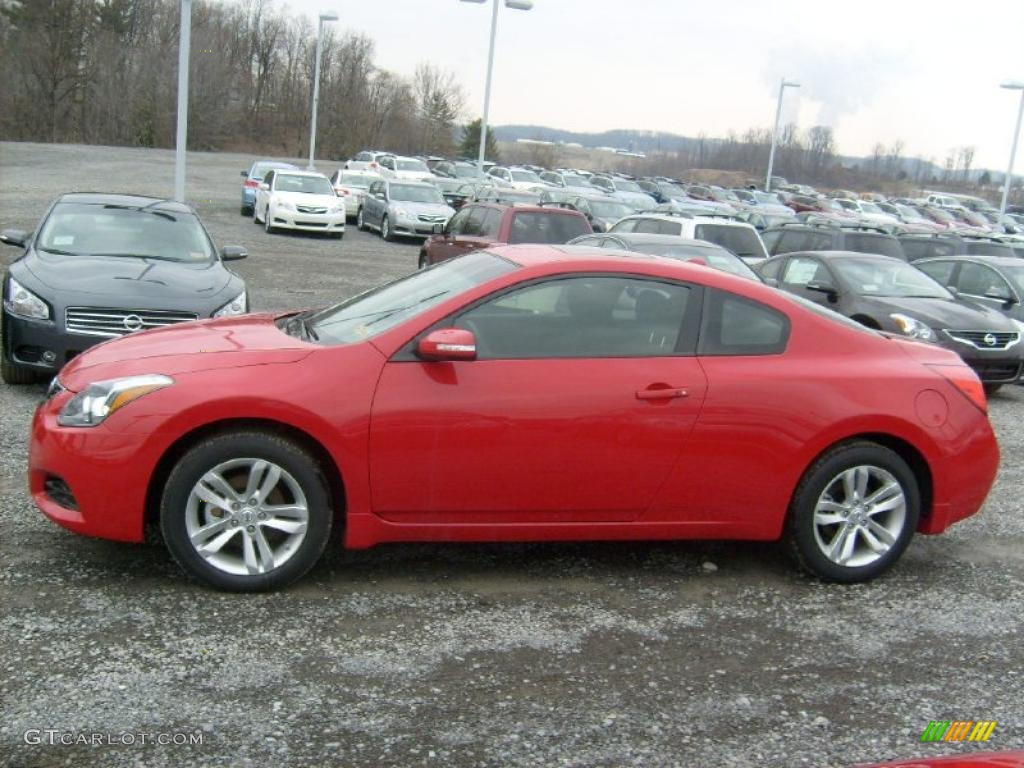 Red Alert 2011 Nissan Altima 2.5 S Coupe Exterior Photo #45927799