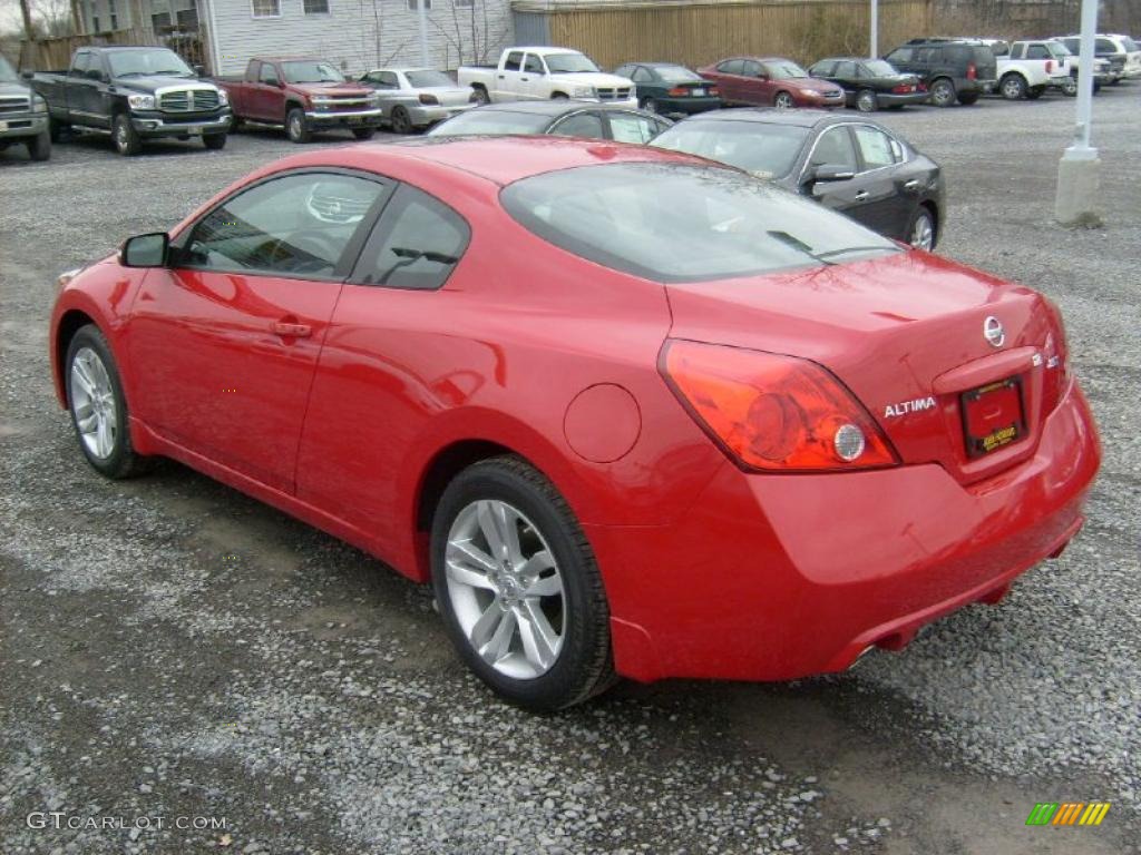 Red Alert 2011 Nissan Altima 2.5 S Coupe Exterior Photo #45927814