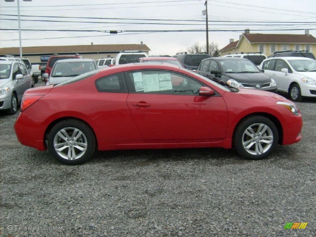 Red Alert 2011 Nissan Altima 2.5 S Coupe Exterior Photo #45927823