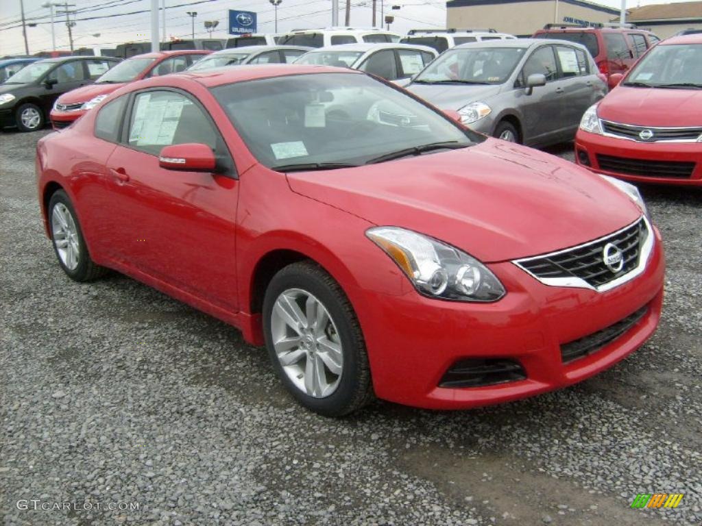 Red Alert 2011 Nissan Altima 2.5 S Coupe Exterior Photo #45927826