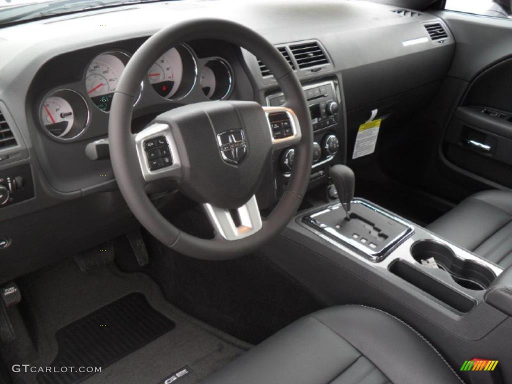Dark Slate Gray Interior 2011 Dodge Challenger Rallye Photo #45928045