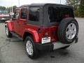 Deep Cherry Red 2011 Jeep Wrangler Unlimited Sahara 4x4 Exterior