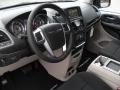 Black/Light Graystone 2011 Chrysler Town & Country Touring Interior Color