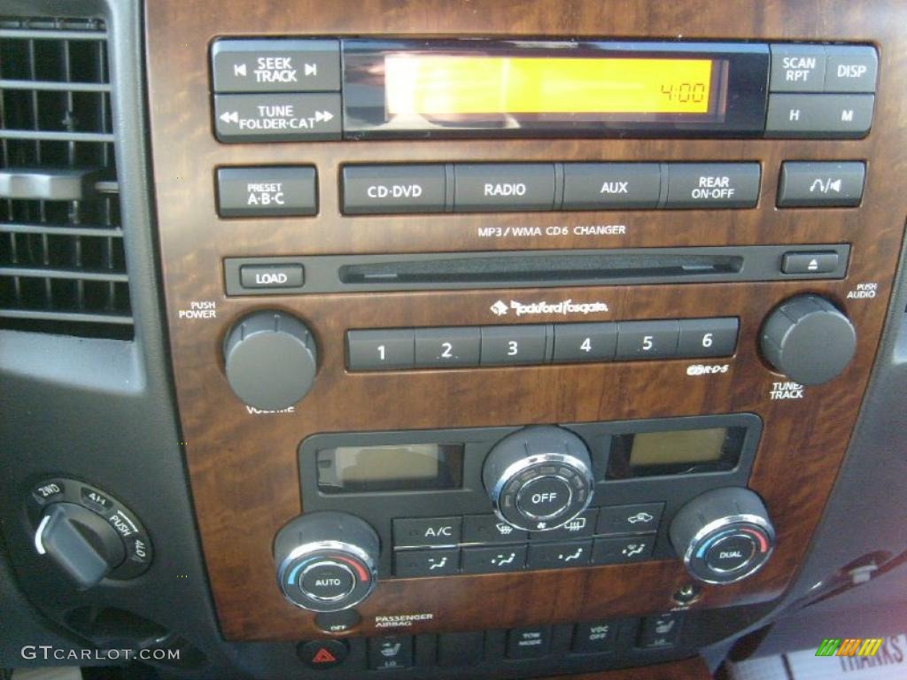 2011 Nissan Titan SL Crew Cab 4x4 Controls Photo #45928921