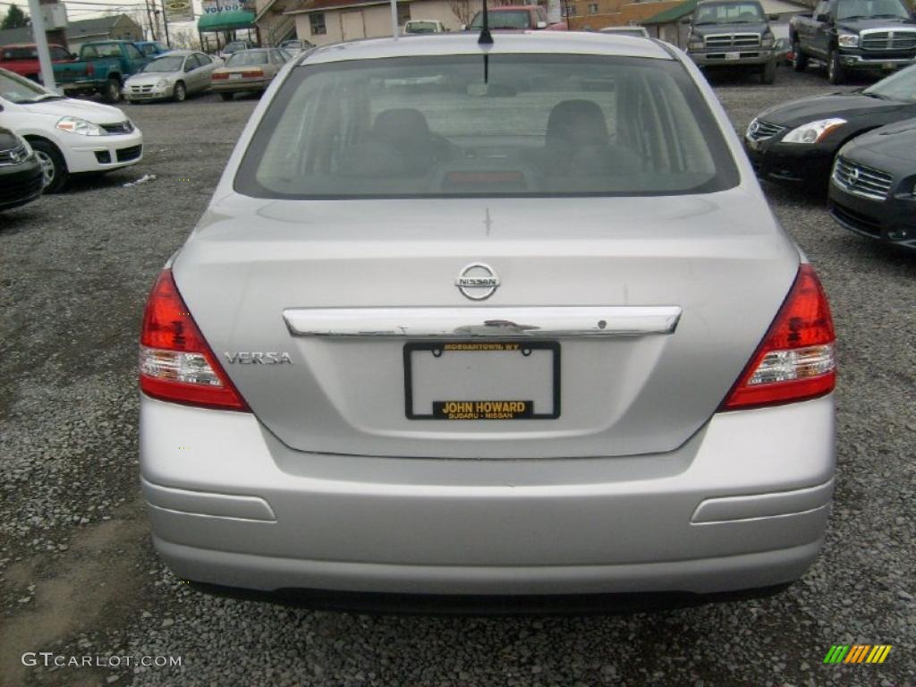 Brilliant Silver Metallic 2011 Nissan Versa 1.8 S Sedan Exterior Photo #45928972