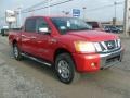 2011 Red Alert Nissan Titan SV Crew Cab 4x4  photo #9