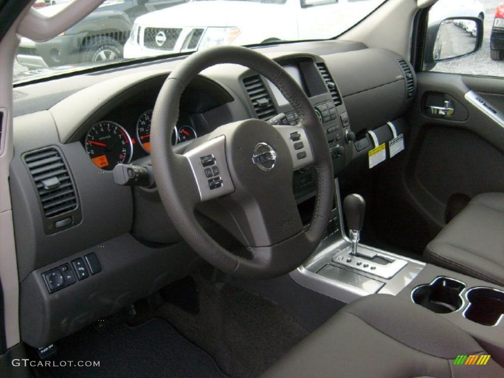 2011 Nissan Pathfinder Silver 4x4 Graphite Steering Wheel Photo #45929755
