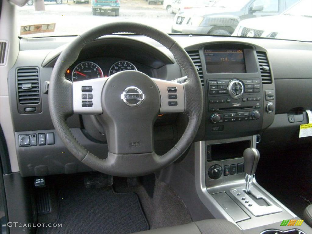 2011 Nissan Pathfinder Silver 4x4 Graphite Dashboard Photo #45929773