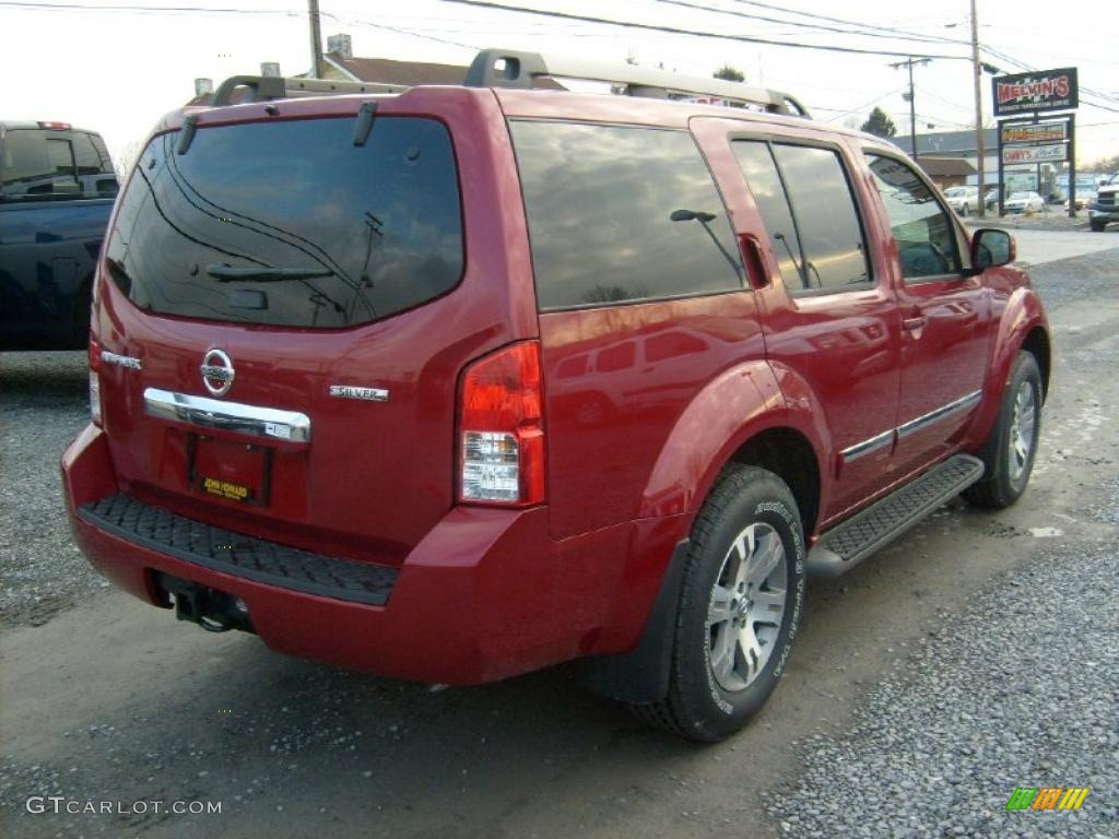Red Brick 2011 Nissan Pathfinder Silver 4x4 Exterior Photo #45930079
