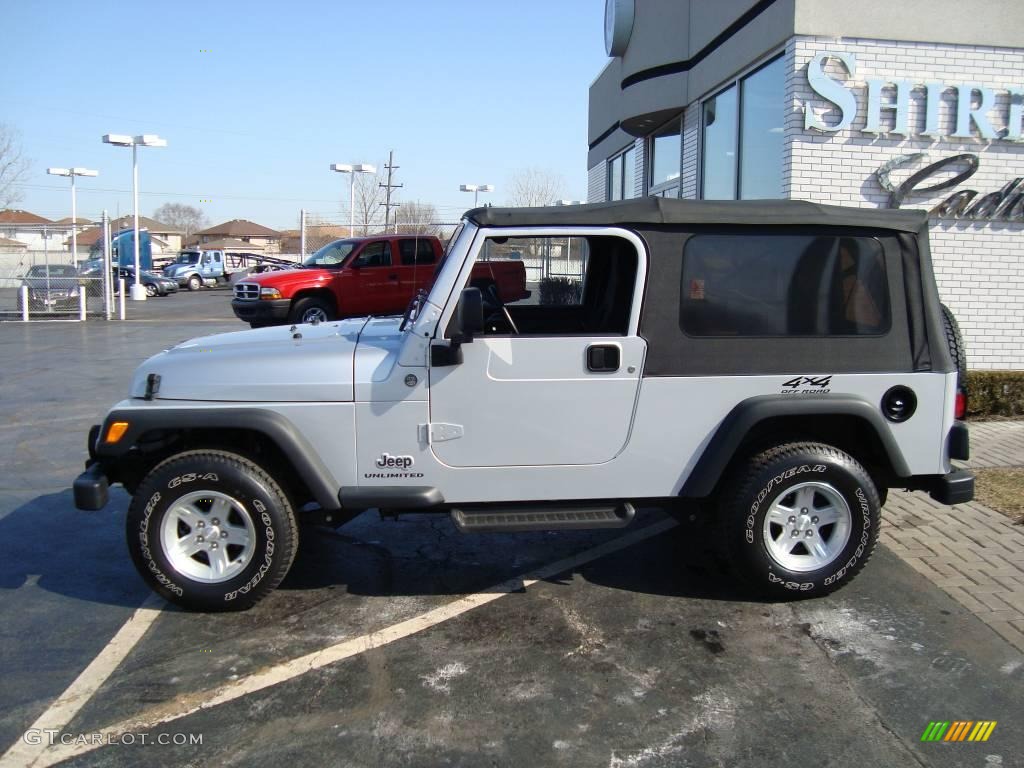 2005 Wrangler Unlimited 4x4 - Stone White / Dark Slate Gray photo #7