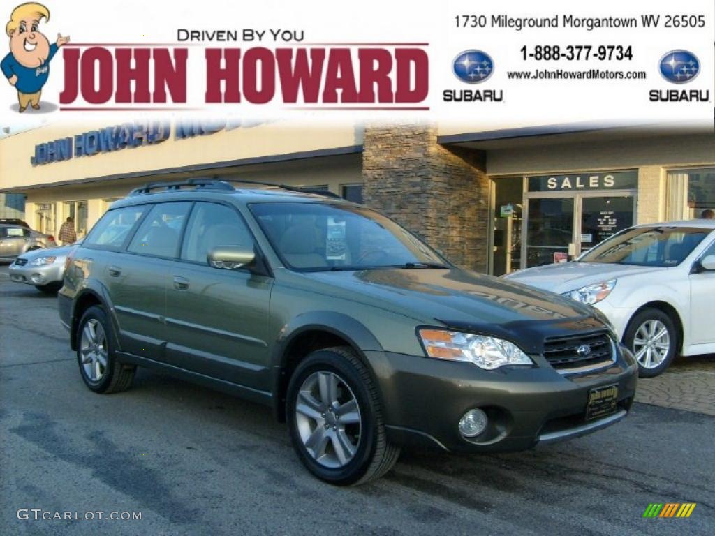 2006 Outback 3.0 R L.L.Bean Edition Wagon - Willow Green Opalescent / Taupe photo #1
