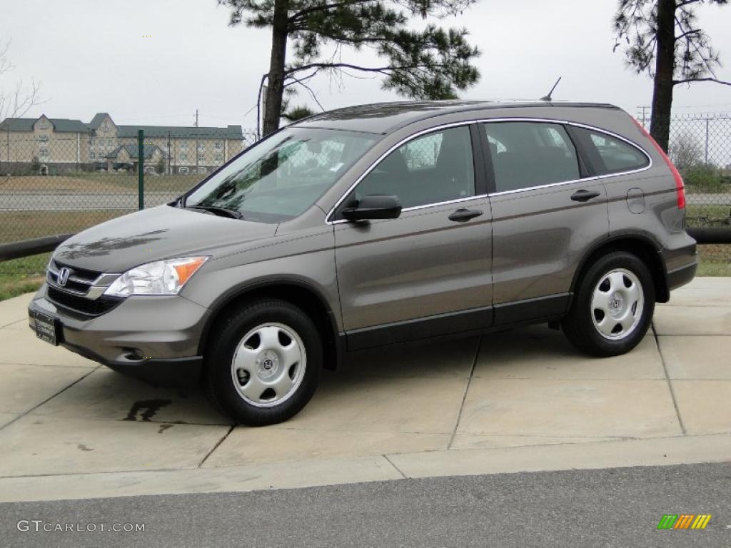 2010 CR-V LX - Urban Titanium Metallic / Gray photo #9