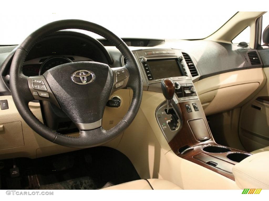 2010 Toyota Venza V6 AWD Ivory Dashboard Photo #45931144
