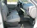Dark Titanium 2008 Chevrolet Silverado 1500 Work Truck Regular Cab Interior Color