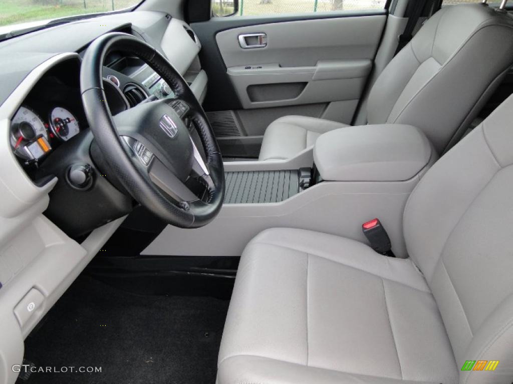 Gray Interior 2010 Honda Pilot EX-L Photo #45931411