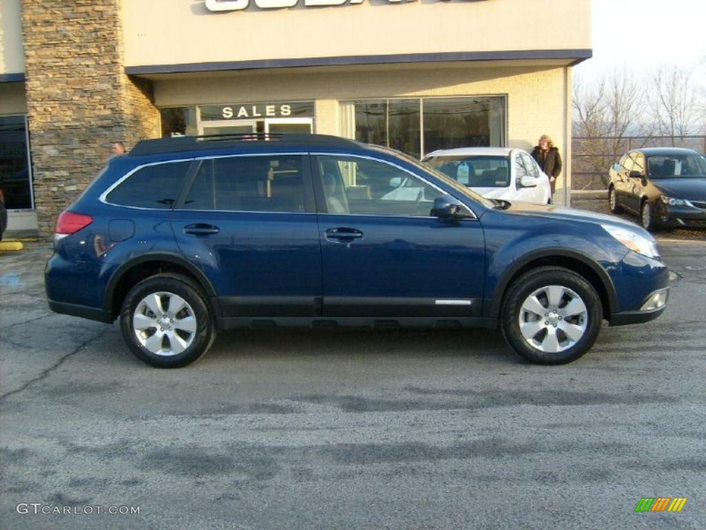 Azurite Blue Pearl 2010 Subaru Outback 2.5i Premium Wagon Exterior Photo #45931549
