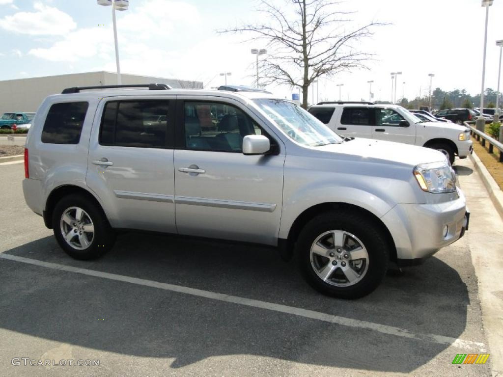 Alabaster Silver Metallic 2010 Honda Pilot EX-L Exterior Photo #45931690