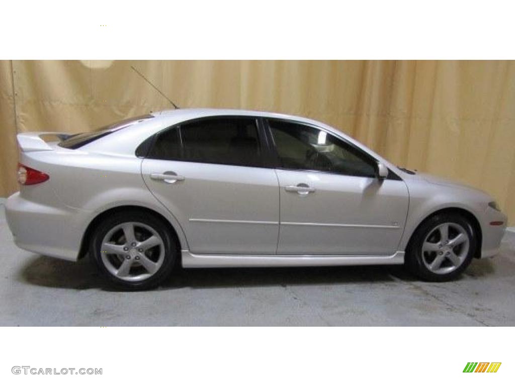 Glacier Silver Metallic 2004 Mazda MAZDA6 s Sport Sedan Exterior Photo #45931702