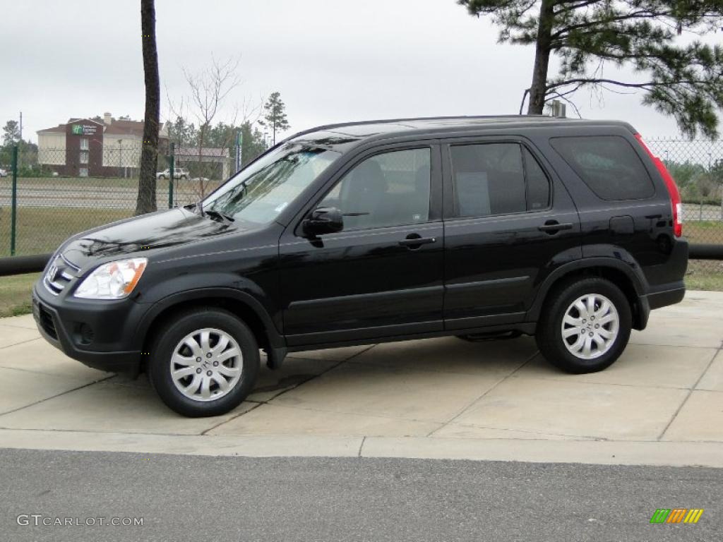 2006 CR-V EX - Nighthawk Black Pearl / Black photo #8