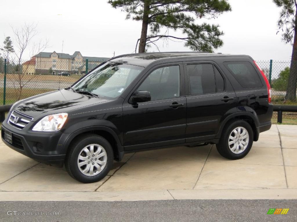 2006 CR-V EX - Nighthawk Black Pearl / Black photo #10