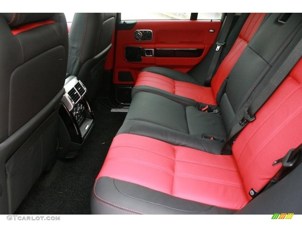 Jet Black/Pimento Interior 2011 Land Rover Range Rover Autobiography Photo #45932640