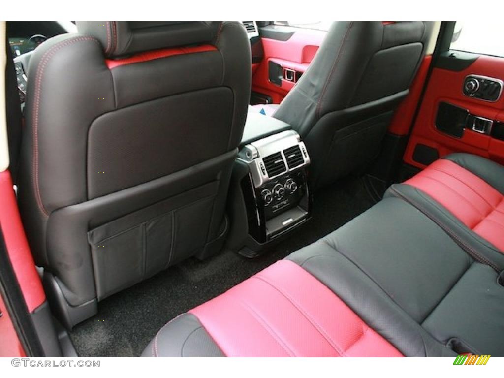 Jet Black/Pimento Interior 2011 Land Rover Range Rover Autobiography Photo #45932700