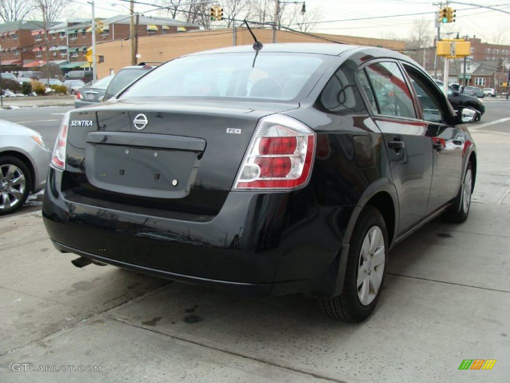 2009 Sentra 2.0 - Super Black / Charcoal photo #5