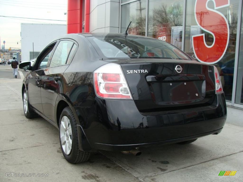 2009 Sentra 2.0 - Super Black / Charcoal photo #7