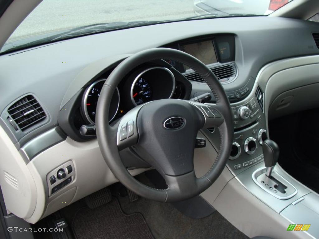 2009 Subaru Tribeca Limited 5 Passenger Slate Gray Dashboard Photo #45934260