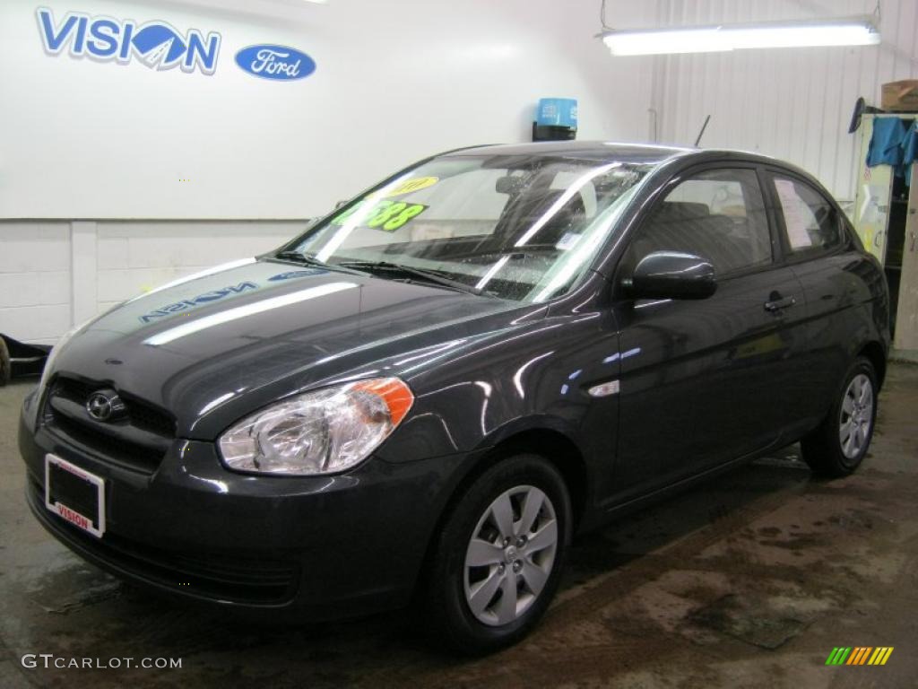Charcoal Gray Hyundai Accent