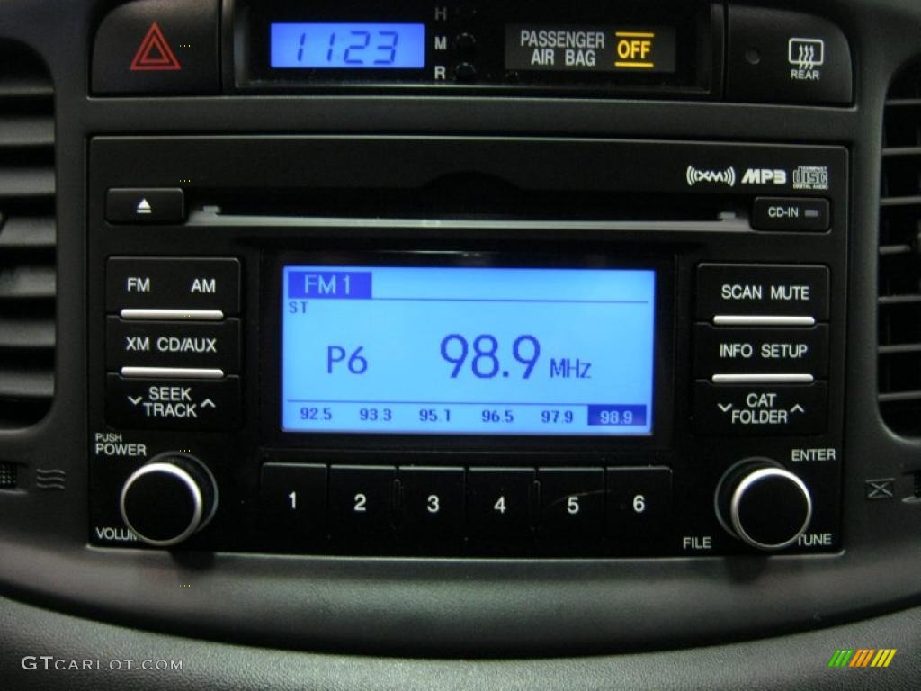 2010 Accent GS 3 Door - Charcoal Gray / Black photo #5