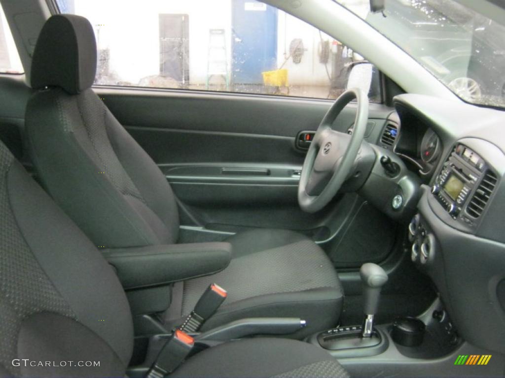 2010 Accent GS 3 Door - Charcoal Gray / Black photo #7