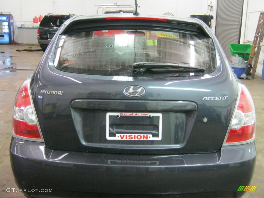 2010 Accent GS 3 Door - Charcoal Gray / Black photo #14