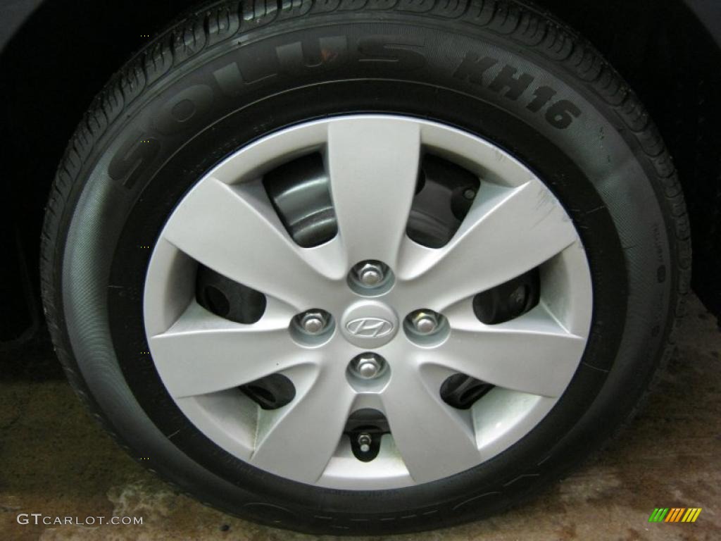 2010 Accent GS 3 Door - Charcoal Gray / Black photo #17